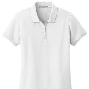 Port Authority White Short sleeve Polo NWOT